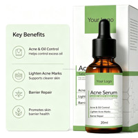 Sérum Visage en Gros OEM ODM Marque Privée Acide Salicylique Acide Azélaïque pour l'Équilibre du Sébum et les Soins de la Peau