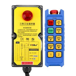F21-8S+ Industrial Radio Remote Control 8 button channels are used as equipment with pump trucks