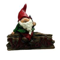 Statue de gnome pour gouttière, décoration de jardin, bloc anti-éclaboussures pour gouttière de toit