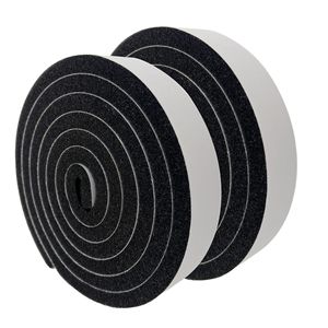 Tira de sellado de espuma negra de 2 mm de grosor para aire acondicionado, luces de vehículos, gabinetes, equipos eléctricos, a prueba de humedad y sonido - Product Image 1