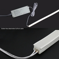 Profil de couverture de bande LED en silicone 12V pour diffuseur de lumière flexible encastré, tube néon LED flexible encastré, décoration de chambre DIY