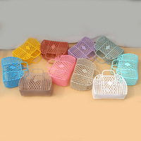 Keranjang Cuci Kreatif Baru, Keranjang Jelly PVC Ramah Lingkungan, Tas Jinjing, Tas Pantai, Tas Tangan, Produsen Tas Plastik