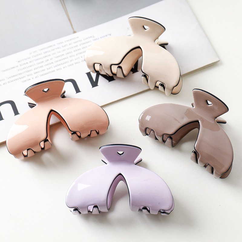 Оптовая продажа, новые корейские модные женские акриловые заколки для волос неправильной формы Yucat, аксессуары, заколки для волос с уксусной кислотой для длинных волос, новинка 2021