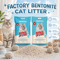 Sacs imprimés sur mesure ODM, litière pour chat à la bentonite 3S à agglomération rapide pour les commandes de marques en gros