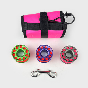 DiveDIY <span class=keywords><strong>Bouée</strong></span> de signalisation gonflable (SMB) de 1,8 m (6 pieds) et kit de bobine de 15 m en aluminium pour la plongée en apnée et la plongée sous-marine - Product Image 2