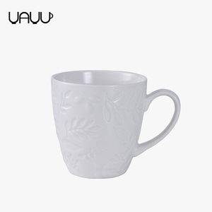 Nuevo diseño <span class=keywords><strong>de</strong></span> superficie patrón floral a granel en blanco <span class=keywords><strong>de</strong></span> cerámica <span class=keywords><strong>tazas</strong></span>/té taza <span class=keywords><strong>para</strong></span> regalo - Product Image 1