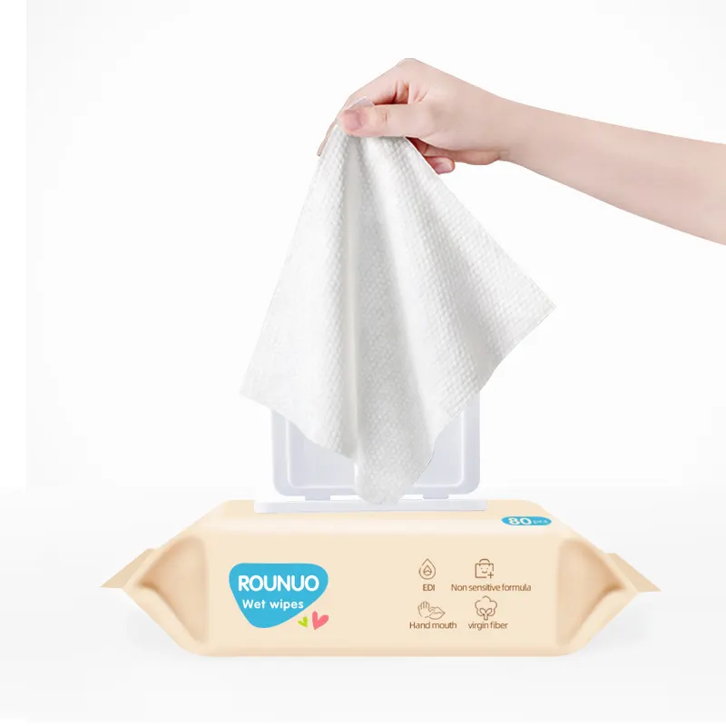 Rounuo China free sample individual packaging customizable travel wet wipes
