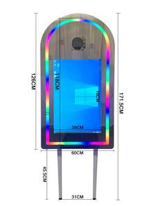 Cabina de Fotos Instantánea con Pantalla Táctil Digital, Espejo Mágico para Selfies, Cabina de Fotos Vogue para Bodas con Cámara <span class=keywords><strong>Web</strong></span> y Software - Product Image 5