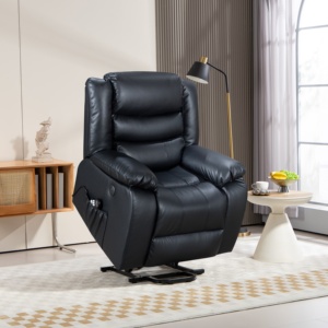 Fauteuil inclinable <span class=keywords><strong>électrique</strong></span> pour personnes âgées avec massage 8 points, chauffage lombaire, repose-pieds extensible, télécommande, soins aux seniors, OEM - Product Image 1