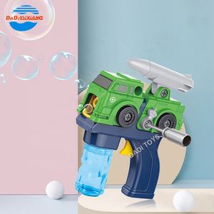 2023 El mejor vendedor B/<span class=keywords><strong>O</strong></span> Take Apart <span class=keywords><strong>Gun</strong></span> Toy Niños Montaje Camión Juguetes Jabón Burbuja Ametralladora Burbujas Pistola - Product Image 3