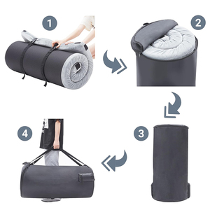 AIDI <span class=keywords><strong>Surmatelas</strong></span> moderne portable pliable avec housse amovible en mousse à mémoire de forme pour voiture <span class=keywords><strong>camping</strong></span> - Product Image 5