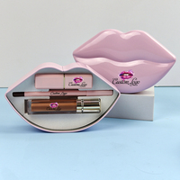 Coffret Maquillage Lèvres Luxe 3-en-1 Vegan Effet Mat Scintillant Transparent Rouge à Lèvres Liquide Imperméable Huile à Lèvres Rose Brillante & Crayon Contour des Lèvres – Meilleures Ventes