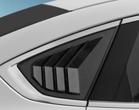 Grille de ventilation triangulaire arrière universelle en plastique ABS pour SUV, camionnette, décoration et protection extérieure