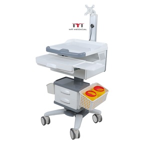 Bác sĩ Máy Trạm Xe đẩy ánh sáng y tế MT Bệnh viện Y tế điều chỉnh chiều cao máy tính xách tay y tế Có Ngăn Kéo - Product Image 1