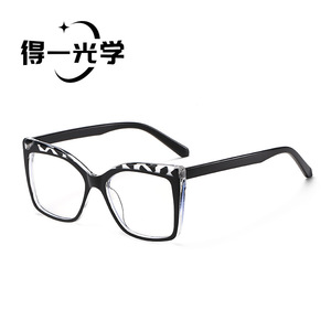 แว่นตา De Yi Optics ทรงแคทอาย กรอบพลาสติก ป้องกันแสงสีฟ้า สำหรับอ่านหนังสือ 男女兼用 - Product Image 3
