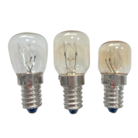 Ampoule de four à micro-ondes 15W 25W 120V 220V E12 E14 Petite ampoule à vis pour voyant lumineux T22 T25 ST26