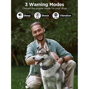 Collar Inalámbrico para Perros Dogoitm con Señal en Tiempo Real, Collar de Entrenamiento de Nailon Impermeable para Sistema de Contención de Mascotas - Product Image 3