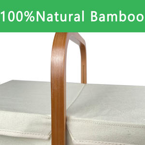 Grand <span class=keywords><strong>panier</strong></span> à <span class=keywords><strong>linge</strong></span> pliable avec couvercle et <span class=keywords><strong>deux</strong></span> <span class=keywords><strong>compartiments</strong></span>, vente en gros - Product Image 5