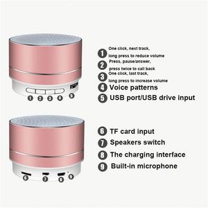 Portable Speaker Outdoor A10 Wireless Speaker Colorful <b>Small</b> <b>Round</b> Mini Wireless Speaker - Product Image 4