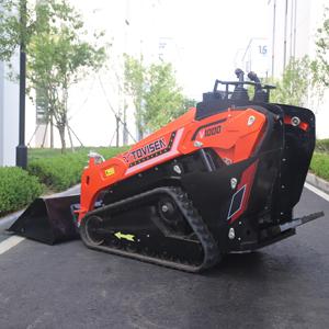 Soporte compacto en cargador de dirección deslizante Kubota EPA Motor Mini cargador deslizante 650kg Track SCL1000 eficiente cargador de dirección deslizante para la venta - Product Image 3