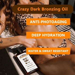 Aceite Bronceador de Doble Extracto de Cacao y <span class=keywords><strong>Coco</strong></span> OEM/ODM 200ml, Aceite Corporal Natural con Textura de Aceite Seco para un Bronceado Uniforme - Product Image 3