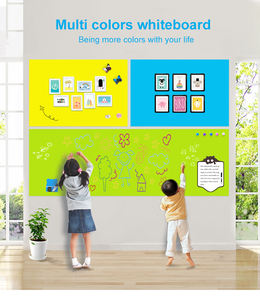 Panneaux auto-adhésifs de couleur avec <span class=keywords><strong>peinture</strong></span> fluorescente <span class=keywords><strong>magnétique</strong></span> souple à coupe libre pour enfants pour murs décoratifs tableaux noirs - Product Image 5