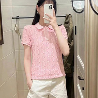 Suéter de Punto Acrílico Antiarrugas de Manga Larga con Cuello en V, Talla Única, en Oferta, Moderno y Juvenil, para Mujer, Nuevo Modelo de Invierno, Corte Ajustado