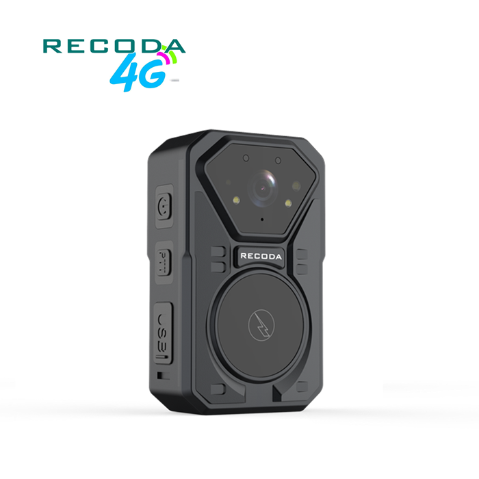 RECODA-cámara corporal con 4G, 1080P, para aplicación de la ley