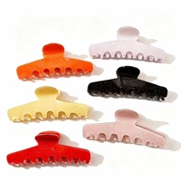 Nouvel Arrivage : Pince à Cheveux Coréenne Simple Couleur Bonbon, Type Requin, pour Chignon, avec Logo Personnalisé, Accessoire pour Cheveux pour Femmes