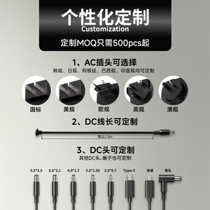 Tengdaxing Power <b>Adapter</b> <b>12V</b> 2A DC Output US Plug Universal Charger for Electronics - Product Image 3