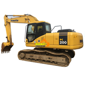 รถขุดตีนตะขาบ Komatsu PC200-7 มือสองคุณภาพสูง ความจุ 20 ตัน พร้อมมอเตอร์ปั๊ม Poclain ผลิตในญี่ปุ่น รุ่นปี 2018 ขนาด 1 เมตร - Product Image 1