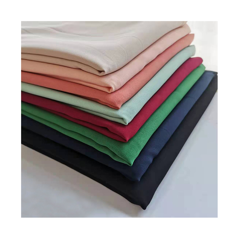 Various colors factory custom 180D polyester chiffon fabric 4 way stretch twill pure chiffon fabric