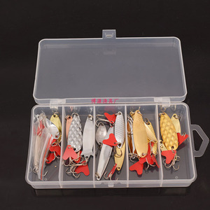 Ensemble de leurres métalliques scintillants, pack mixte 3.5g 5g 7g 10g 20g, leurres de pêche pour eau douce et achigan - Product Image 4