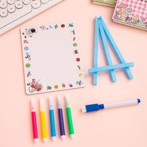 Tableau d'écriture effaçable réutilisable créatif, stylo pour tableau blanc, stylos colorés, ensemble de dessins animés sur le thème des dinosaures pour enfants - Product Image 2
