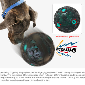 <b>Interactive</b> Plastic Dog Ball <b>Toy</b> with Treat Dispensing Feature Size L and M for Dogs - Product Image 5