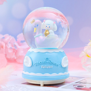 <span class=keywords><strong>Carillon</strong></span> con Sfera di Cristallo a Forma di Cigno e Lanterna con Fiocchi di Neve, Regalo di Compleanno per Bambine - Product Image 4