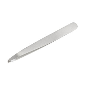 Best Seller Handmade Eco-Friendly Lightweight Eyebrow Tweezers Slanted Tip Stainless Steel Beauty Makeup Instruments Hair - Product Image 4