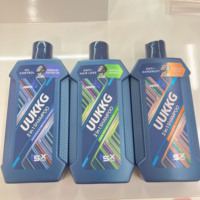 UUKKG Shampooing et Gel Douche 2-en-1 pour Hommes, Formule Anti-Pelliculaire, Contrôle du Sébum, Exfoliant, Nettoyant Corporel Quotidien pour Hommes
