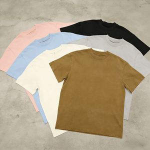 Camisetas de algodón 100% transpirables y ecológicas con diseño en blanco para logotipo personalizado, estilo urbano para hombre - Product Image 2