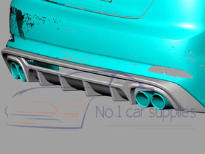 Difusor Trasero de Fibra de Carbono S5 de Primera Calidad para <span class=keywords><strong>A5</strong></span> <span class=keywords><strong>S</strong></span> <span class=keywords><strong>Line</strong></span> S5 Sportback 2D 4 Puertas 2017-2019 - Product Image 6