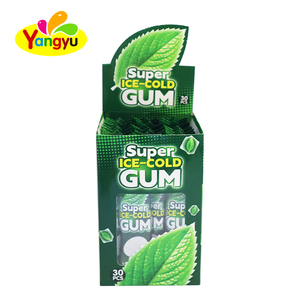 Premium Super Ice Cold <strong>Mint</strong> Flavor Chewing Gum Individually Wrapped Display Box 30PCS Bulk Wholesale - Product Image 4