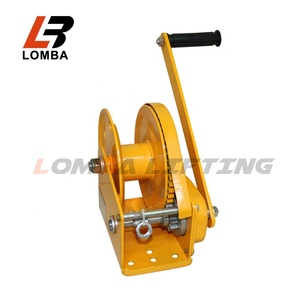 1200 1800 2600LBS Robuste Treuil Manuel avec Câble Métallique Galvanisé ou <span class=keywords><strong>Sangle</strong></span> - Product Image 1