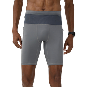 Custom Men Athletic Marathon Running <b>Shorts</b> With Waist Pack Quick Dry Training Fitness Sport <b>Tight</b> <b>Shorts</b> - Product Image 5