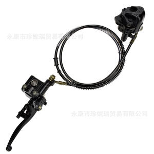 Little Bull Handbrake Assembly Hydraulic <b>Caliper</b> <b>Brake</b> Pump 240mm 1450mm For ATV 50 110 125cc Repair Replacement - Product Image 5