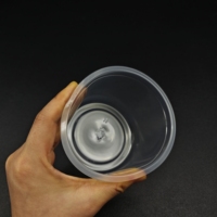Sulide vente en gros bols à crème glacée en plastique jetables personnalisés Eco Transparent 350ml pp fournisseur de tasses à sundae