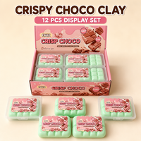 Jouet Squishy en Forme de Comprimé de Chocolat Croquant Vert Menthe, Faux Chocolat Croustillant, Jouets Anti-Stress à Presser, Cadeau pour Soulager le Stress