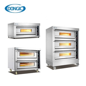 Stainless Steel Commercial Kitchen Cooking Bakery Equipment Baking 3 Deck Electric <strong>Bread</strong> Toasters Cake Pizza Industrial <strong>Oven</strong> - Product Image 1