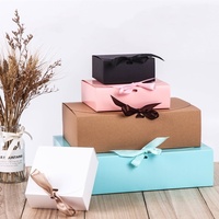 Manchons de boîte d'emballage en carton de papier kraft d'impression colorée personnalisée