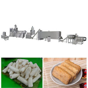 Nueva Línea de Máquinas para Hacer Snacks de Maíz y Puff, Totalmente Automática, de Alta Capacidad, en Acero Inoxidable, con Control Táctil - Product Image 6
