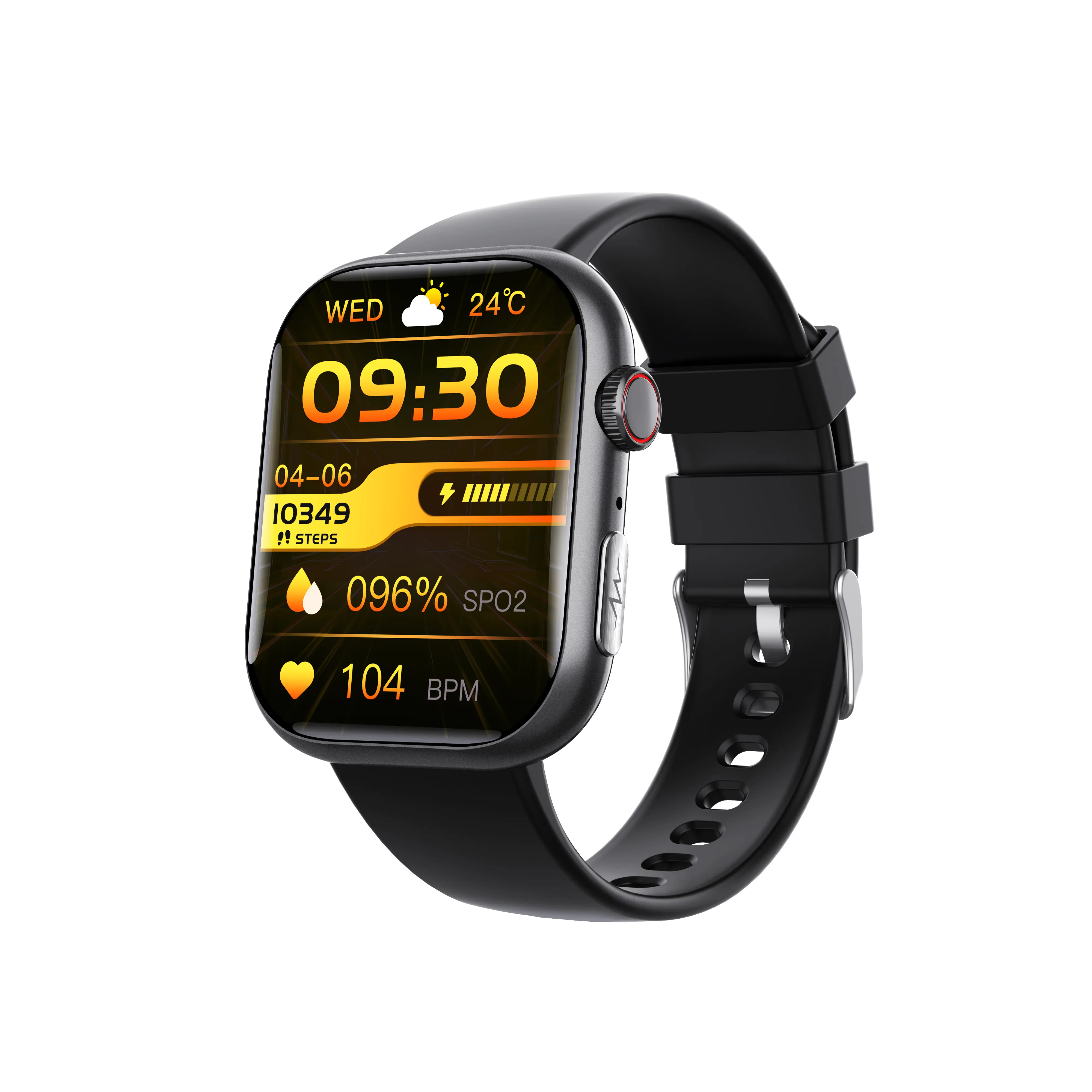 F100 Neuzugang hochwertige BT Call Smartwatch Gesundheitsmonitor SOS Notruf Harnsäure Glukose Smart Watch